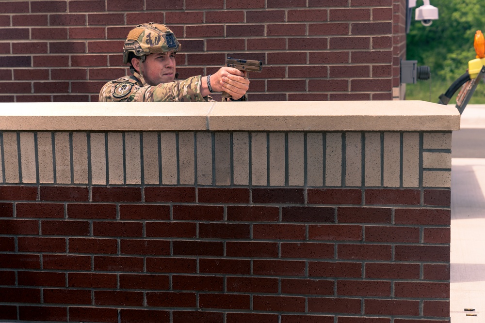 110th Security Forces simulated gate breach