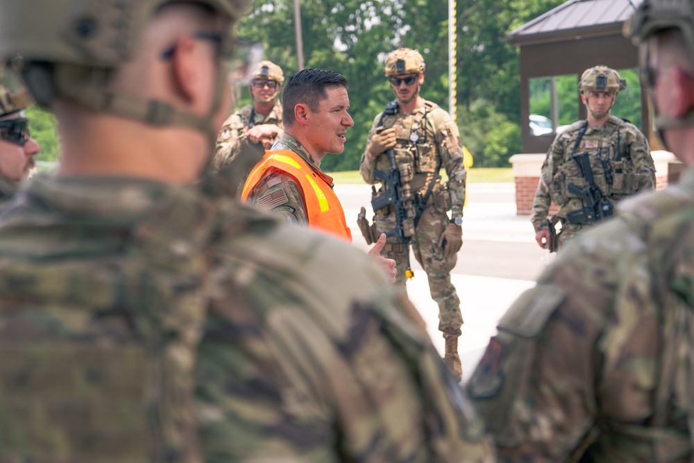 110th Security Forces simulated gate breach