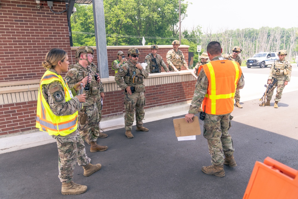 110th Security Forces simulated gate breach