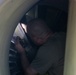 9th AMXS maintains inside the intake of U-2