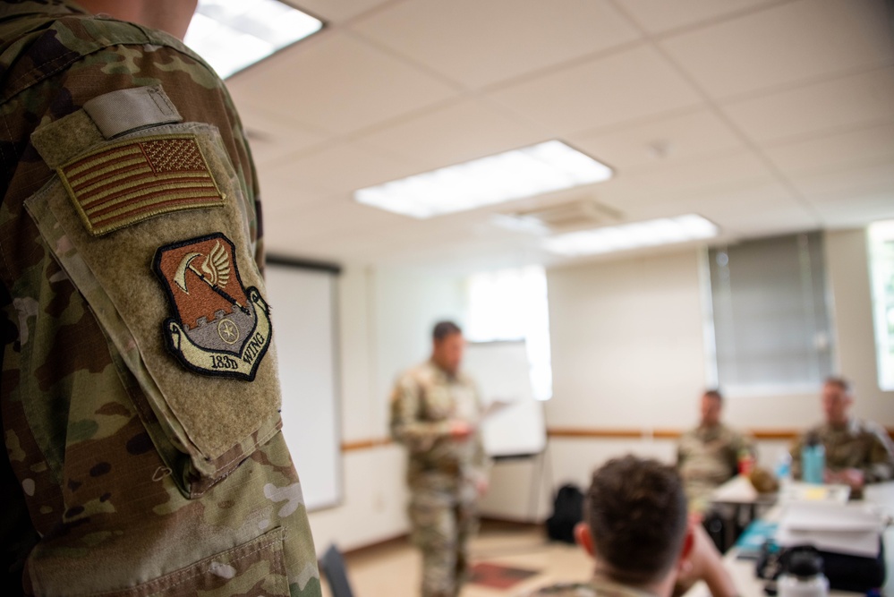 217th Engineering Installation Squadron, 183d Wing conduct readiness training