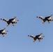 USAF Thunderbirds arrive at Beale AFB for Beale Air &amp; Space Expo 2025