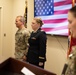 Capt. April McCroskey is promoted to the rank of major at Joint Force Headquarters