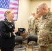 Capt. April McCroskey is promoted to the rank of major at Joint Force Headquarters