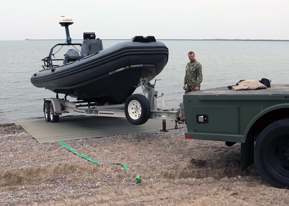 Seabees Test Expeditionary Mobile Boat Ramp During BALTOPS 25