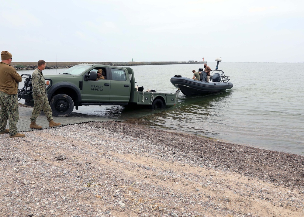 Seabees Test Expeditionary Mobile Boat Ramp During BALTOPS 25