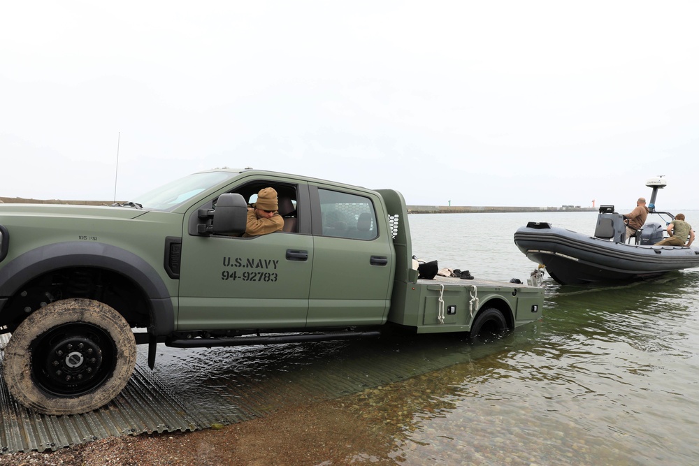 Seabees Test Expeditionary Mobile Boat Ramp During BALTOPS 25