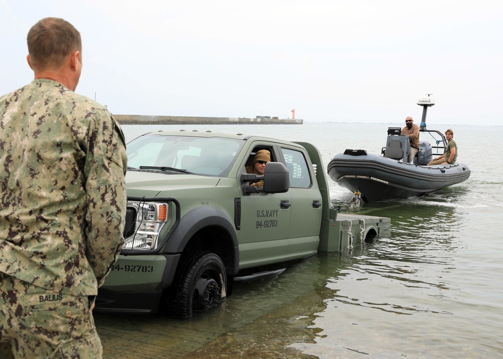 Seabees Test Expeditionary Mobile Boat Ramp During BALTOPS 25