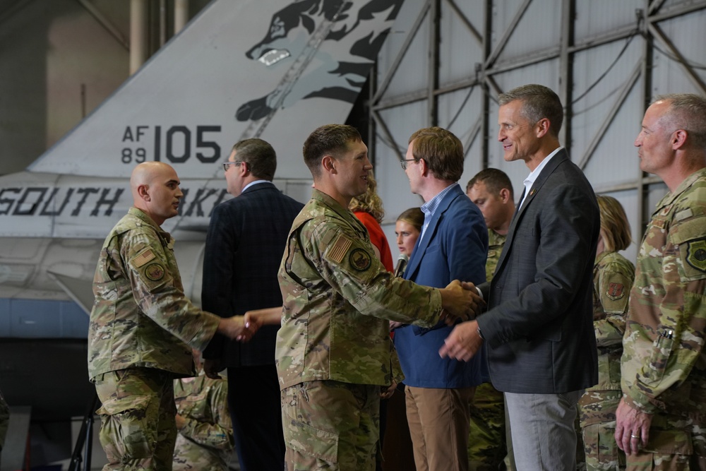 114th Fighter Wing Welcomes Home over 180 Airmen from Deployment