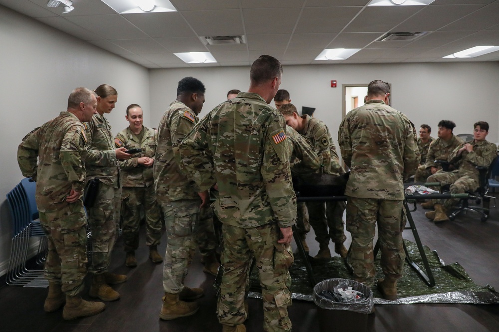 Arkansas National Guard Medical Training on Military Service Animals