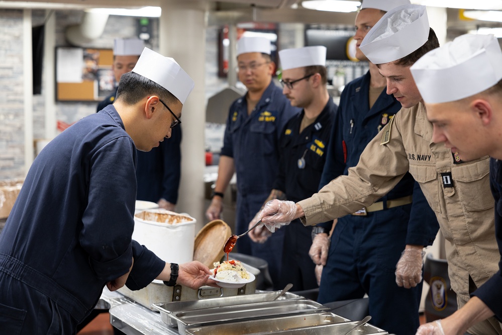 Ice Cream Social Aboard USS Curtis Wilbur (DDG 54)
