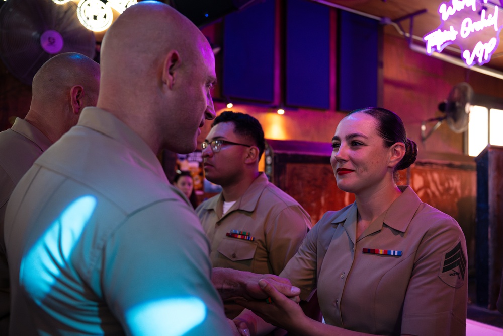 Marine Week Nashville; 2nd MAW band at Tootsies Orchid Lounge