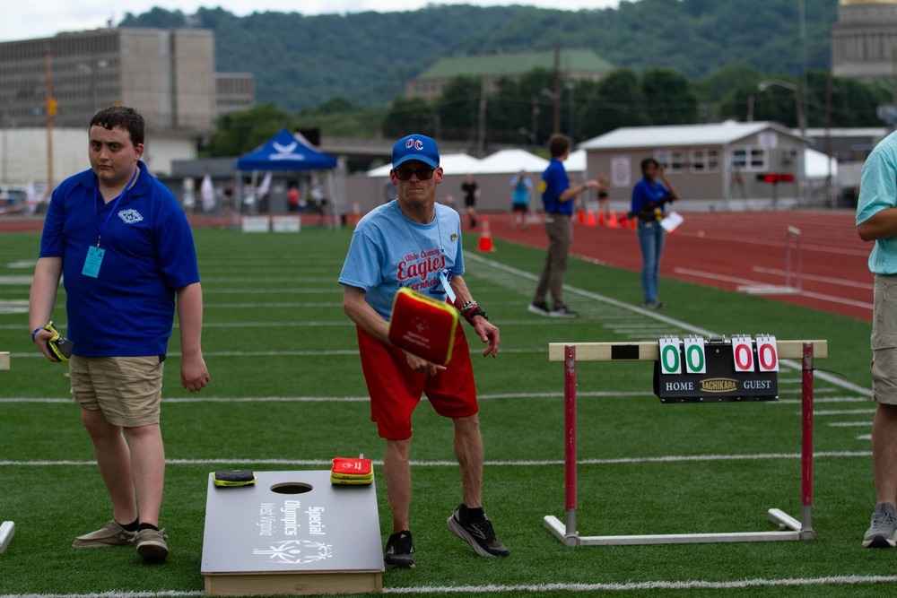 West Virginia National Guard Members volunteer to support 2025 WV Special Olympics