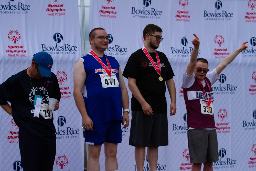 West Virginia National Guard Members volunteer to support 2025 WV Special Olympics
