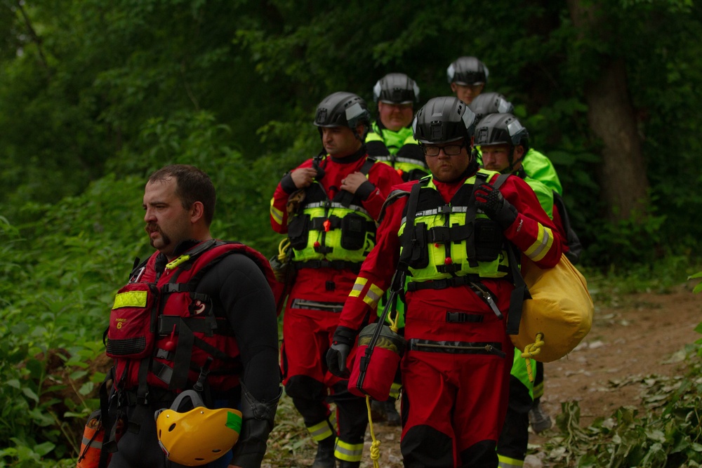 West Virginia National Guard's AITEC conducts training with first responders to prepare for natural disaster response