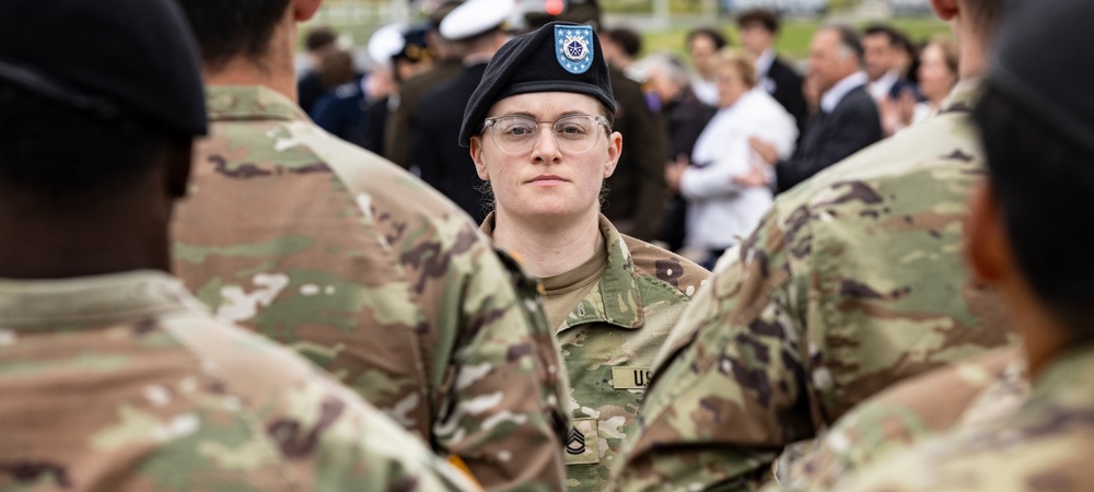 Proud to Serve: V Corps Color Guard at the 81st D-Day Commemoration