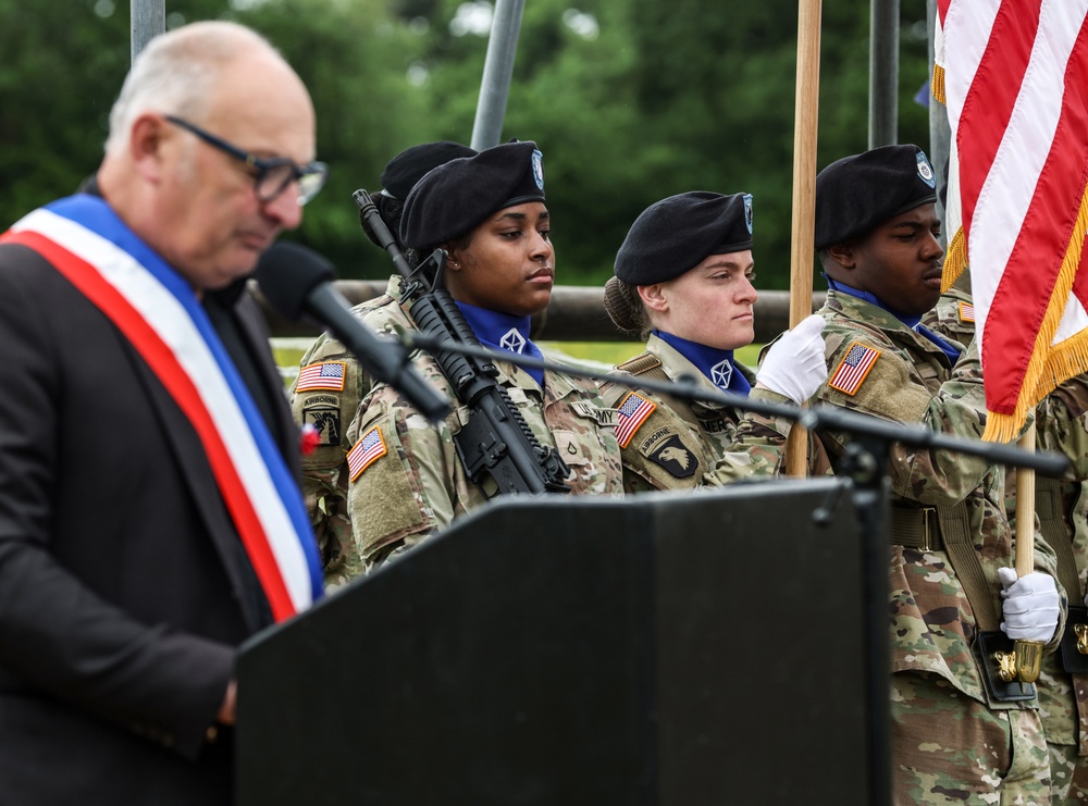 Proud to Serve: V Corps Color Guard at the 81st D-Day Commemoration