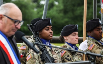 Proud to Serve: V Corps Color Guard at the 81st D-Day Commemoration