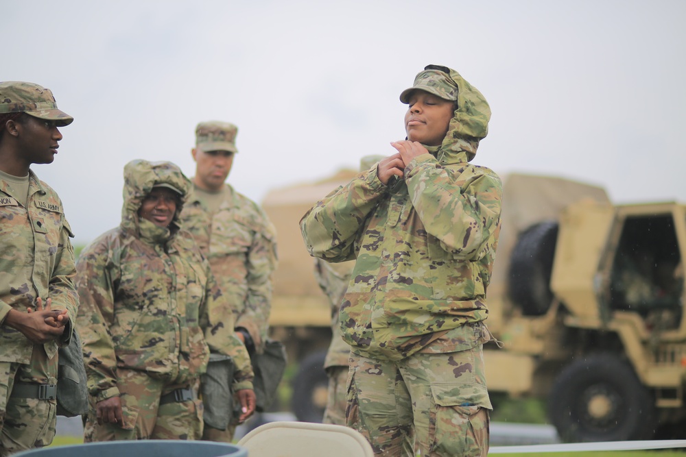CBRN decontamination exercise