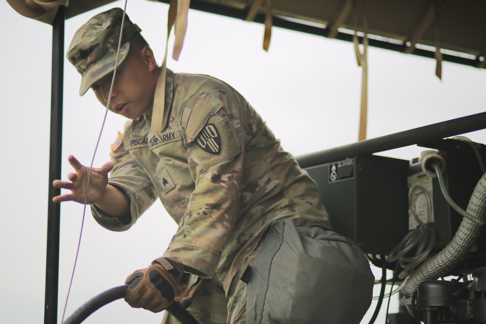 CBRN decontamination exercise