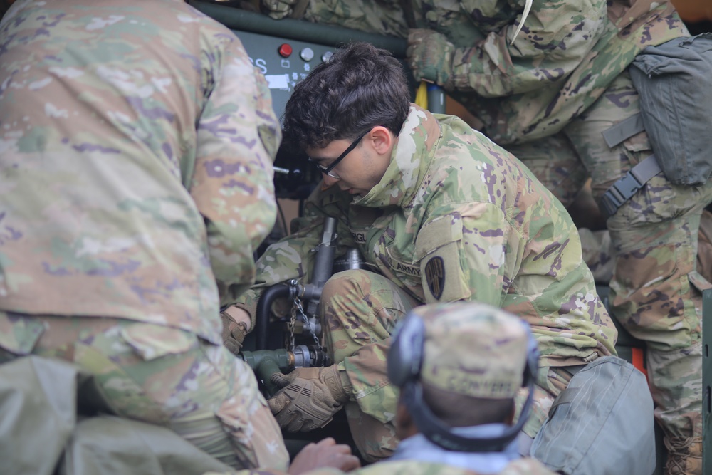 CBRN decontamination exercise