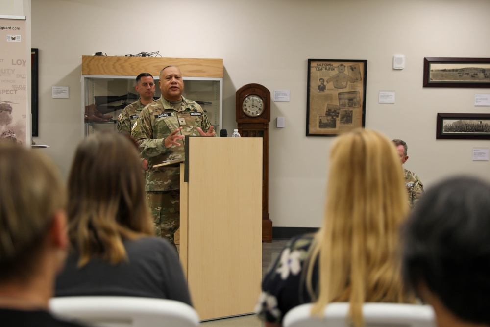 California State Guard welcomes new senior enlisted leader