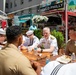 Sailors &amp; Marines enjoy Portland food trucks at Midtown Beer Garden