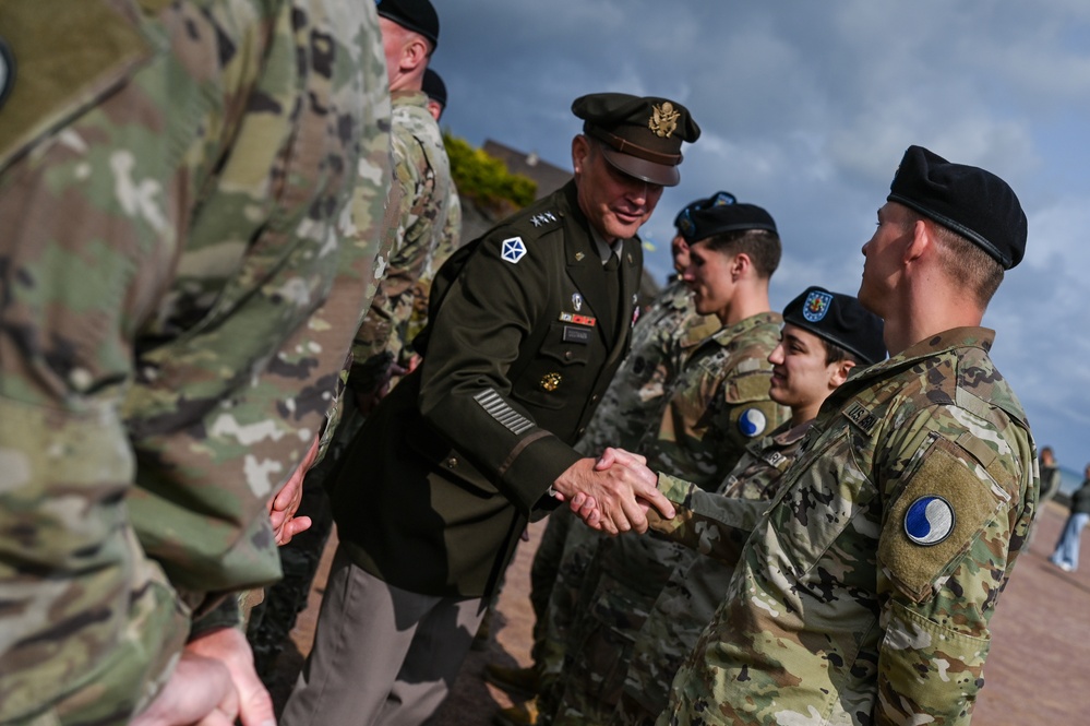 29th ID, V Corps commemorates D-Day at Omaha Beach Signal Monument
