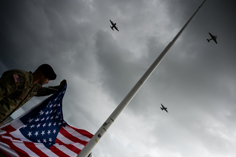 29th ID, V Corps commemorates D-Day at Omaha Beach Signal Monument
