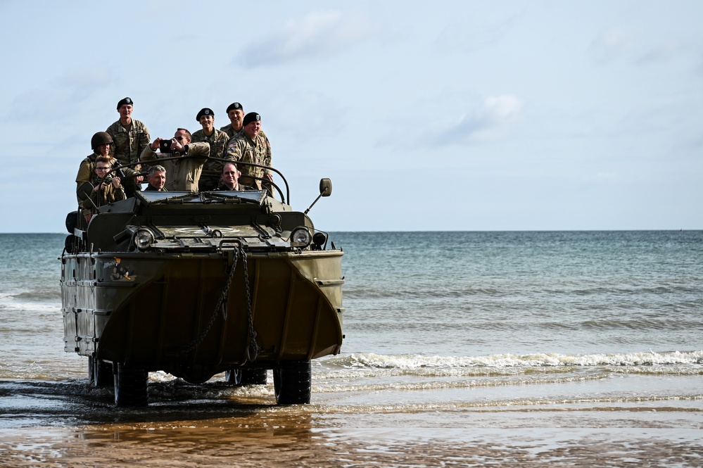 29th ID, V Corps commemorates D-Day at Omaha Beach Signal Monument