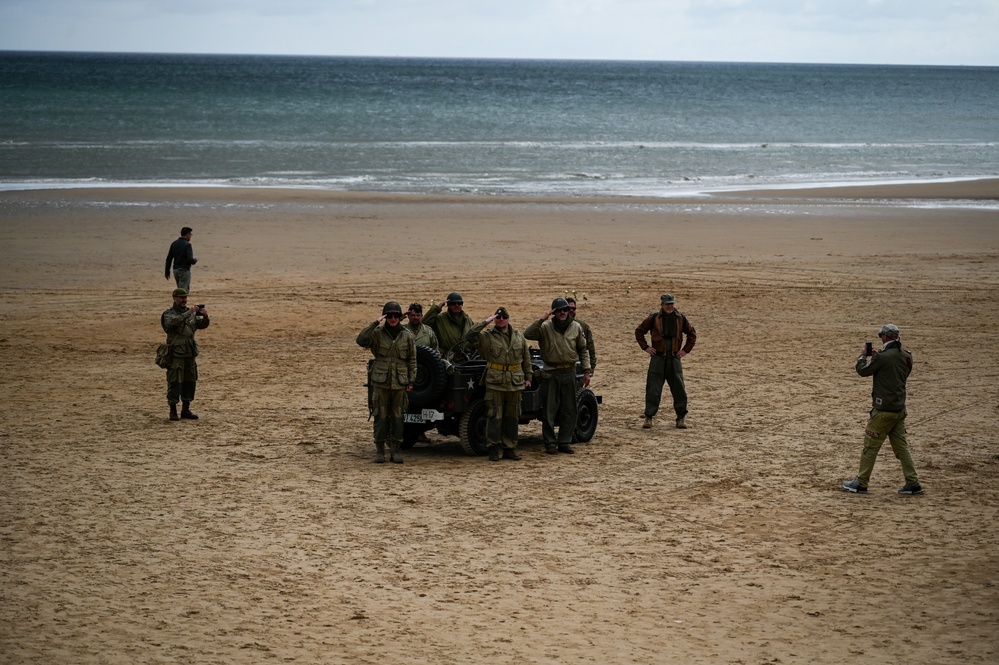 29th ID, V Corps commemorates D-Day at Omaha Beach Signal Monument