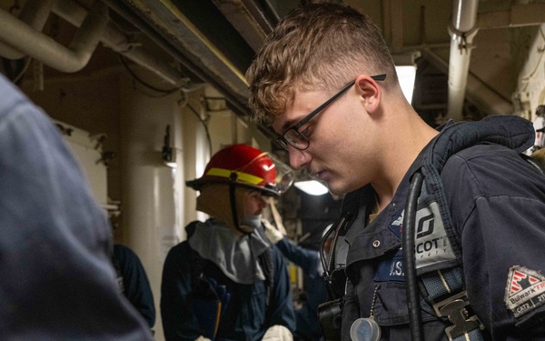 USS America (LHA 6) Conducts General Quarters