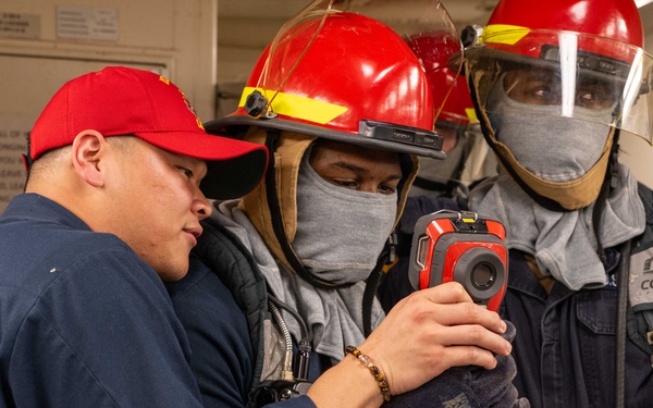 USS America (LHA 6) Conducts General Quarters