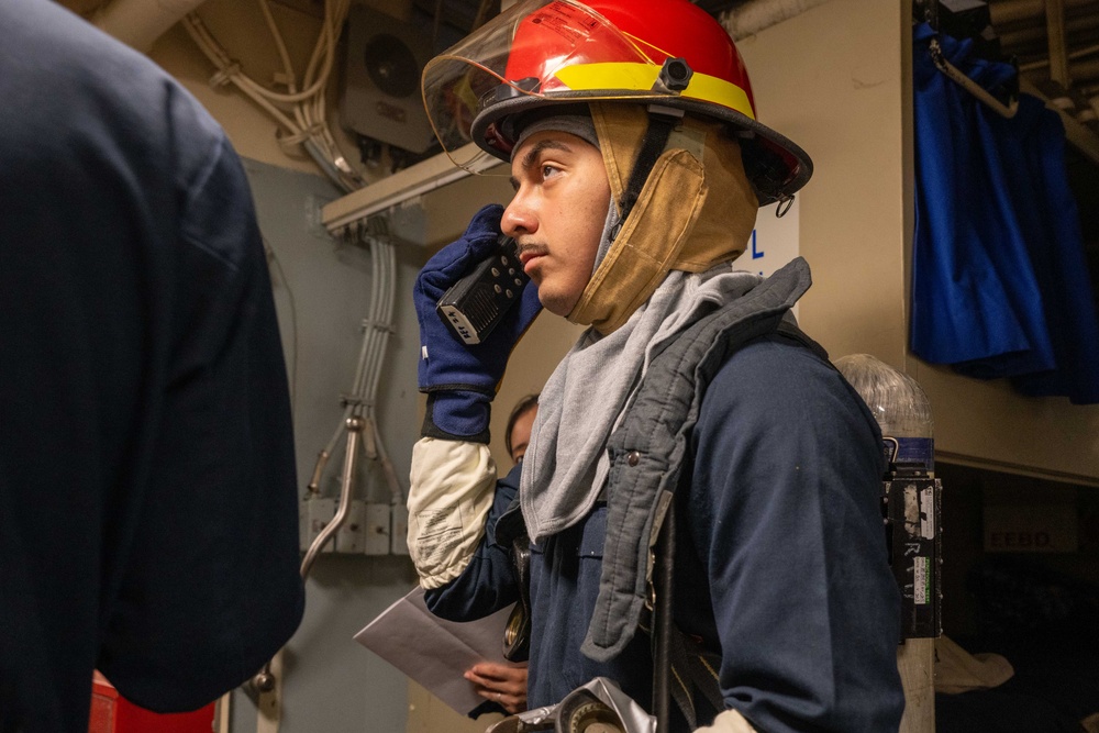 USS America (LHA 6) Conducts General Quarters