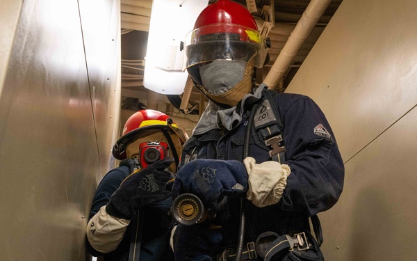 USS America (LHA 6) Conducts General Quarters