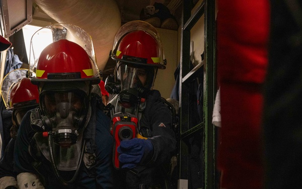 USS America (LHA 6) Conducts General Quarters