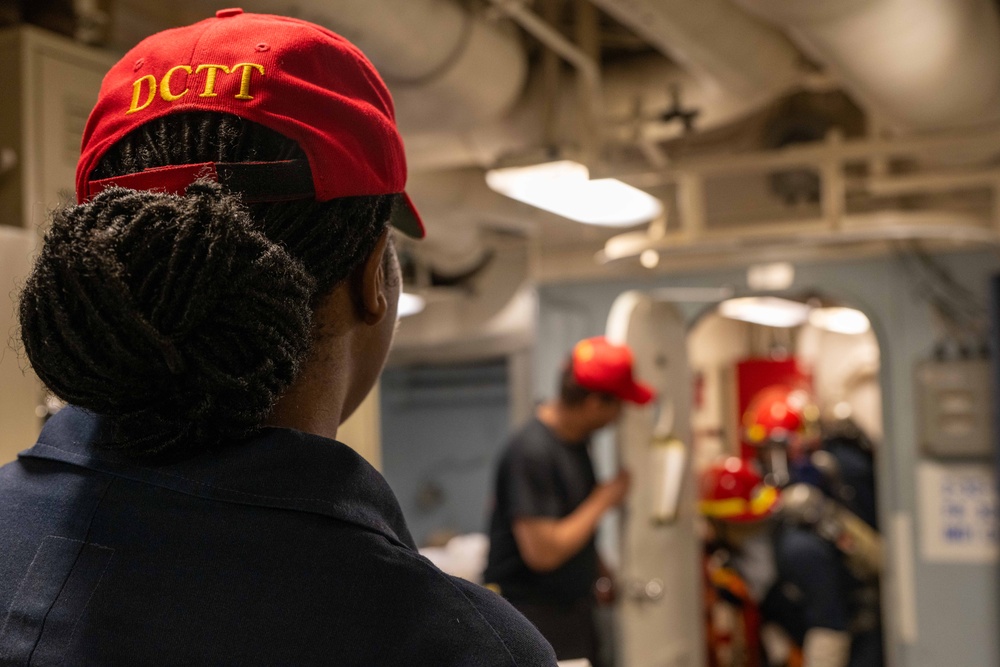 USS America (LHA 6) Conducts General Quarters