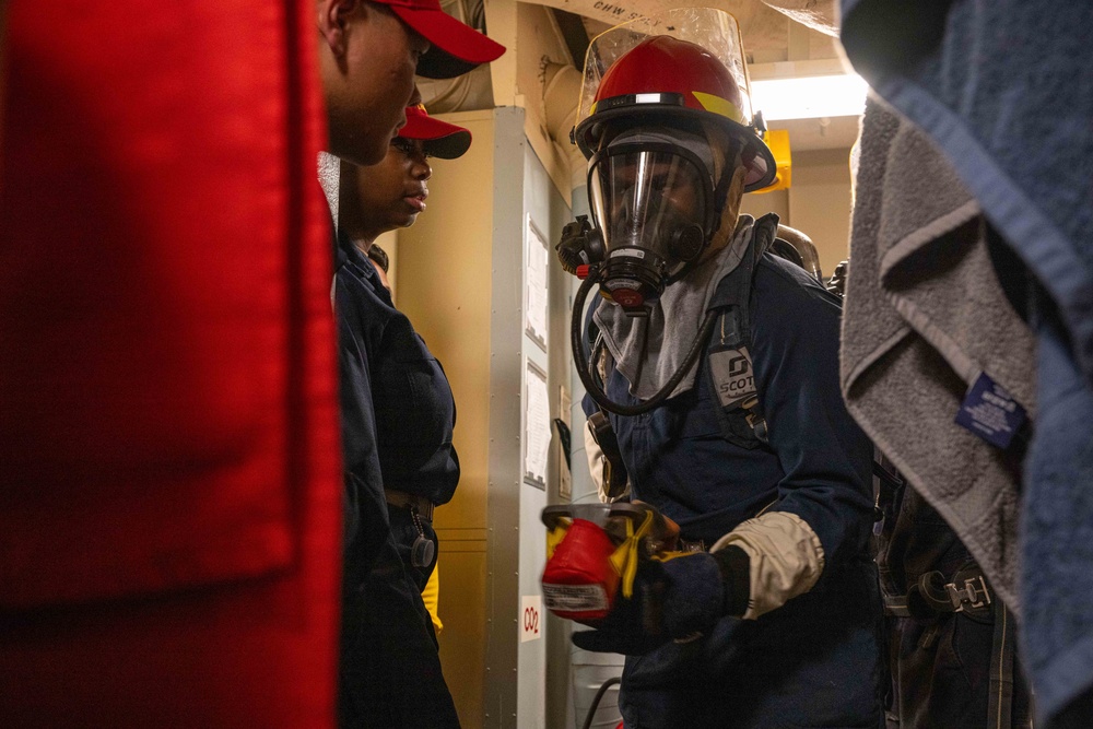 USS America (LHA 6) Conducts General Quarters