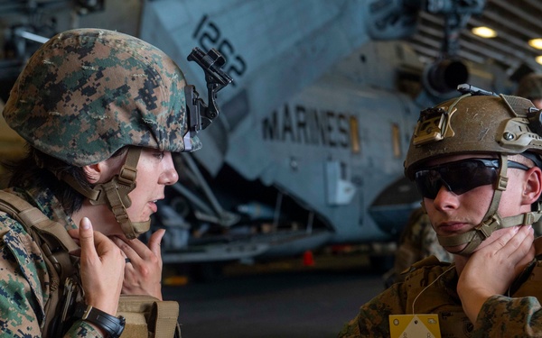 31st Marine Expeditionary Unit Conducts Mass Casualty Training aboard USS America (LHA 6)