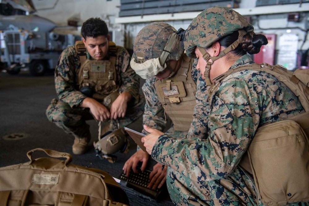 31st Marine Expeditionary Unit Conducts Mass Casualty Training aboard USS America (LHA 6)