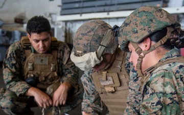31st Marine Expeditionary Unit Conducts Mass Casualty Training aboard USS America (LHA 6)