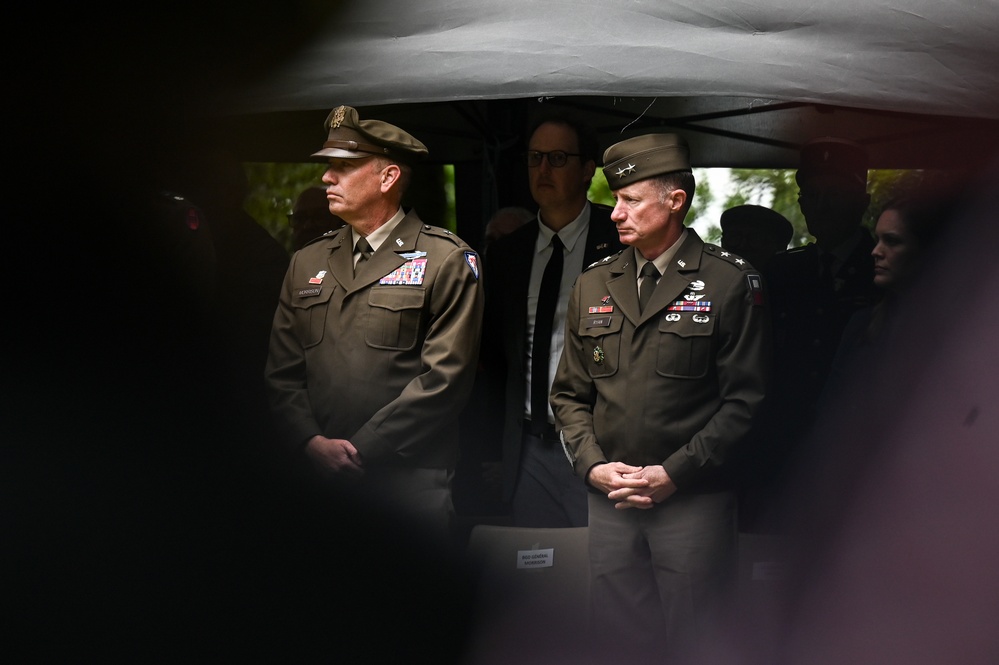29th ID Soldiers pay tribute to 30th ID Soldiers in Normandy ceremony