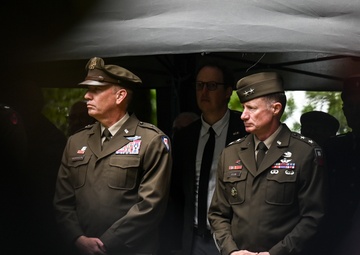 29th ID Soldiers pay tribute to 30th ID Soldiers in Normandy ceremony