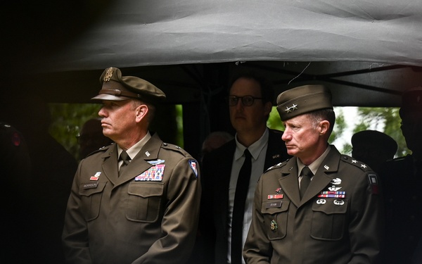 29th ID Soldiers pay tribute to 30th ID Soldiers in Normandy ceremony