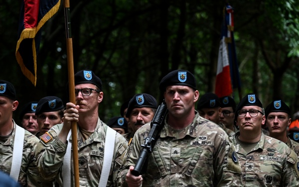 29th ID Soldiers pay tribute to 30th ID Soldiers in Normandy ceremony