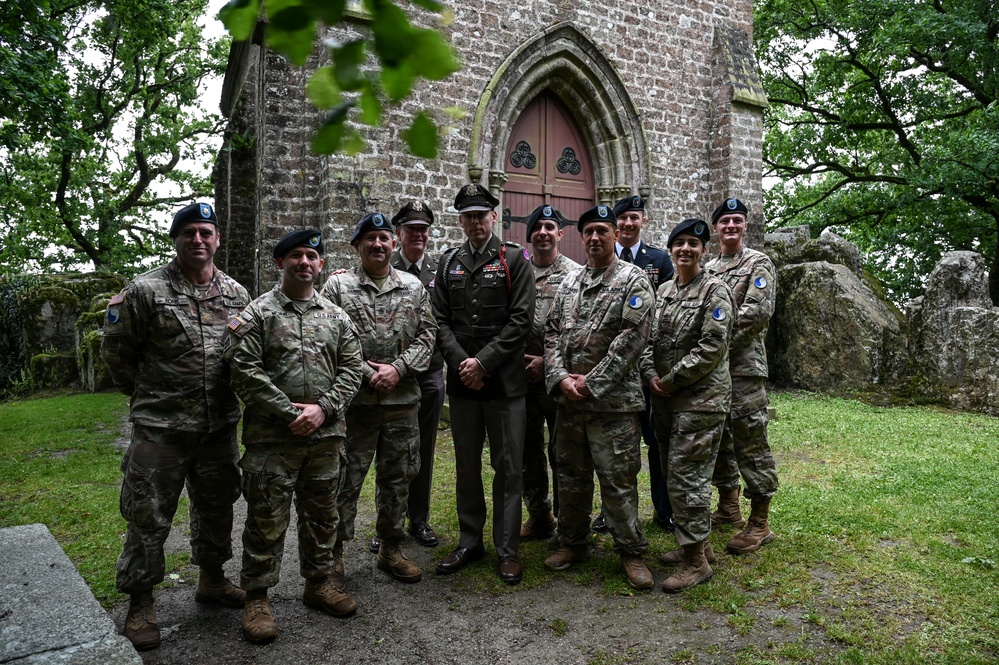 29th ID Soldiers pay tribute to 30th ID Soldiers in Normandy ceremony