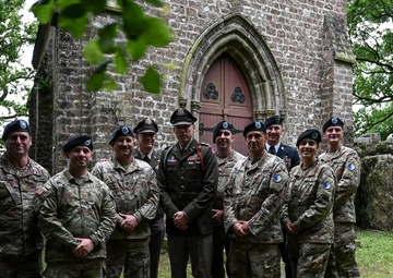 29th ID Soldiers pay tribute to 30th ID Soldiers in Normandy ceremony