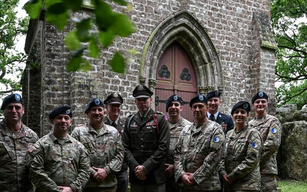 29th ID Soldiers pay tribute to 30th ID Soldiers in Normandy ceremony