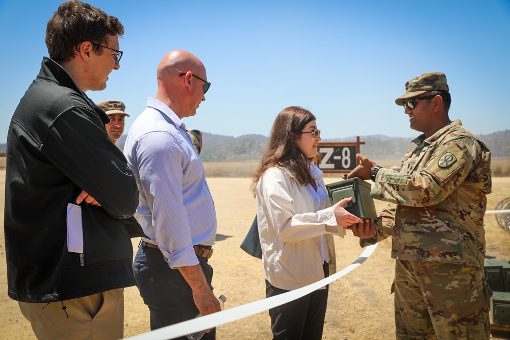 Congressional Staff Delegation Observes Army Reserve Readiness at Operation Mojave Falcon