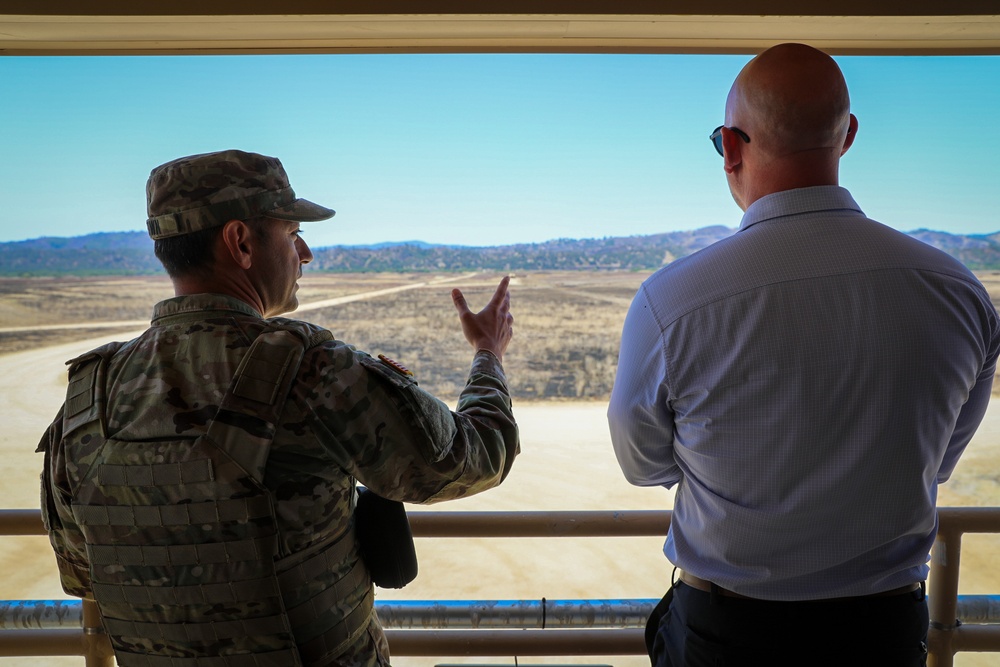 Congressional Staff Delegation Observes Army Reserve Readiness at Operation Mojave Falcon